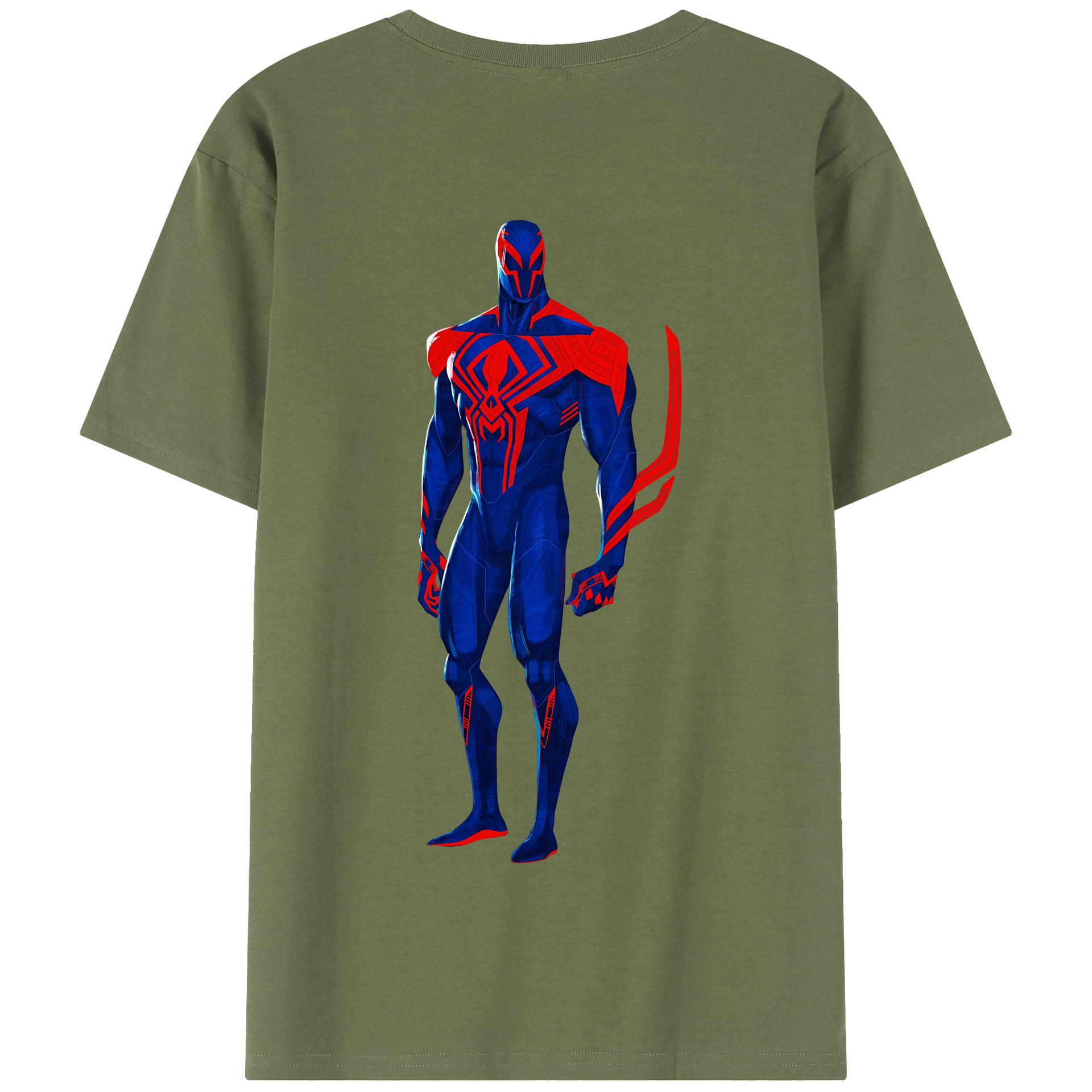 Spider Man スパイダーマン 綿100％半袖Tシャツ（背面プリント）